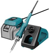 Cordless Soldering Iron Kit for Makita 18v Battery,Portable 60W Soldering Iron Station Kit with E...