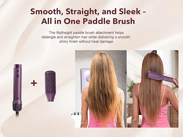 hair straightener brush