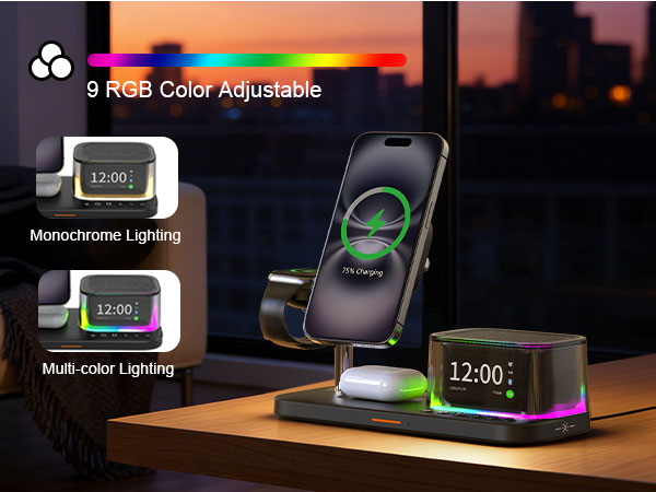 7 in 1 wireless charging station
