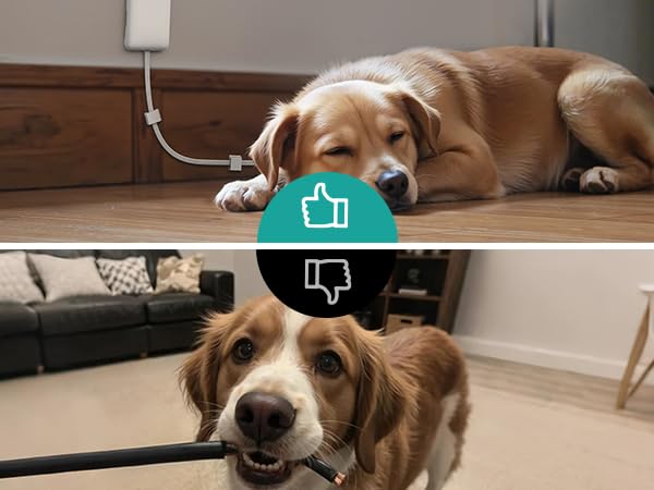 1.5ft surge protector extension cord with outlet cover