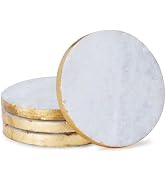 Thirstystone Marble Coasters, 4" x 4" x 1.5", round