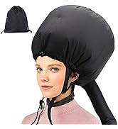 Bonnet Hooded Hair Dryer Attachment, Larger Adjustable Deep Conditioning Cap for Fast Hair Drying...