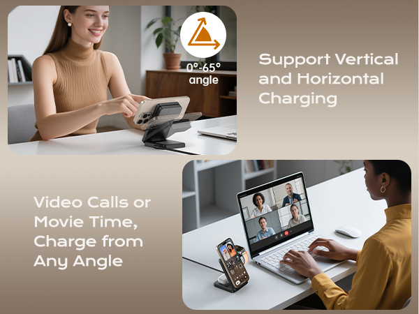 foldable wireless charger for iphone