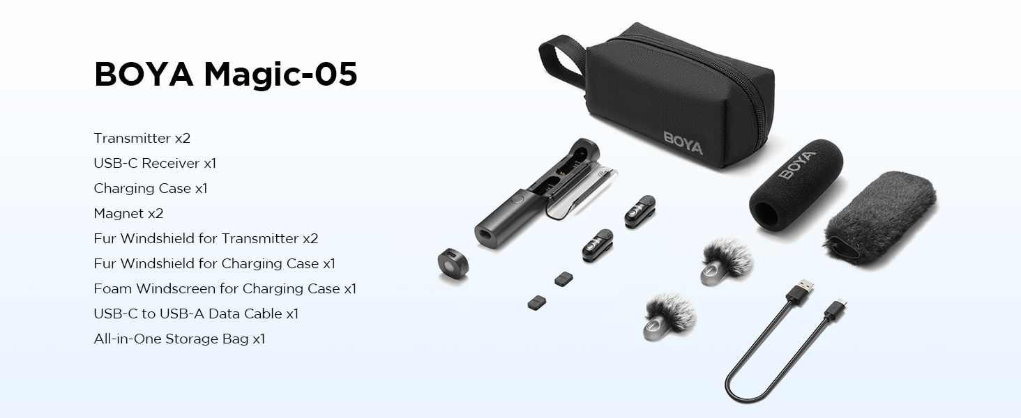 BOYA magic wireless microphone