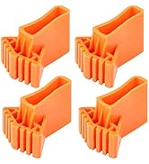 Cabilock 4Pcs Ladder Feet Covers Non- Slip:Rubber Steep Ladder Foot Pads Cushion Extension Ladder...