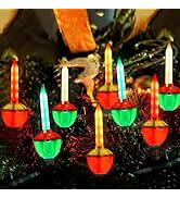 Colorful Christmas Bubble Lights, 8.5Ft Christmas Tree Lights with 9 Colored Bubble Bulbs(1 Spare...