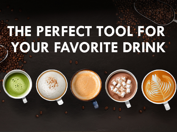 milk frother with stand