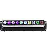 SHEHDS Moving Head Led Light Bar LED 10x40W, RGBW 4IN1, with Beam Effect 2° Beam Angle, DMX 512 &amp;...