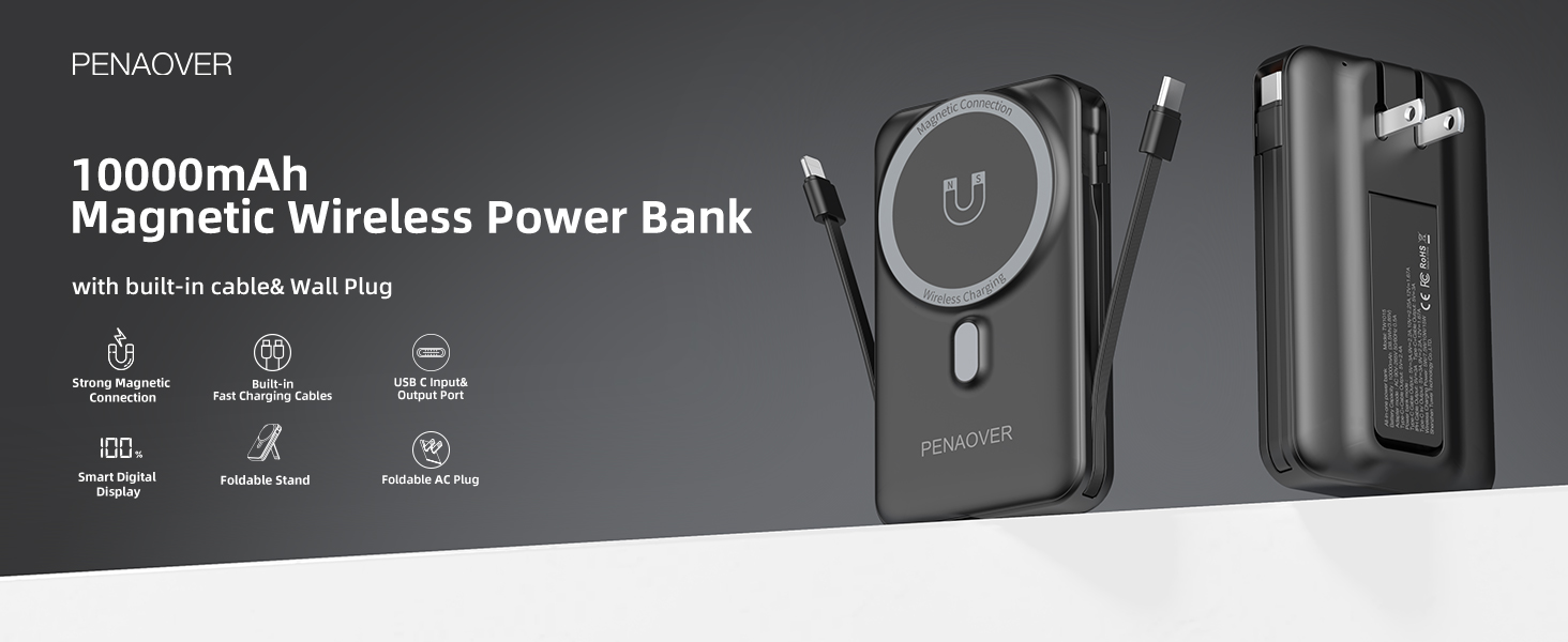 magnetic portable charger for iPhone 16