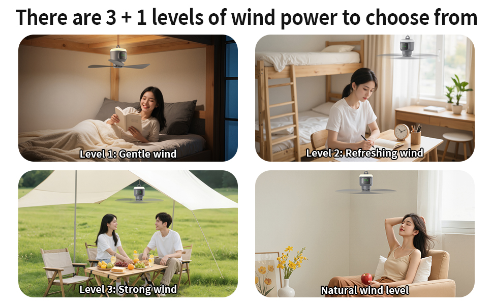 4 levels of wind power to choose