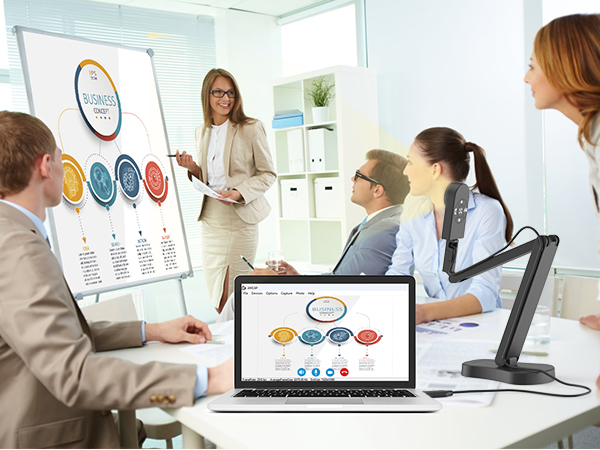 USB document camera teachers classroom teaching 8MP light