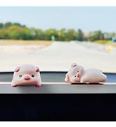 Cute Animal Rear View Mirror Accessories, Car Center Screen Decoration Car Dashboard Ornament, Ca...
