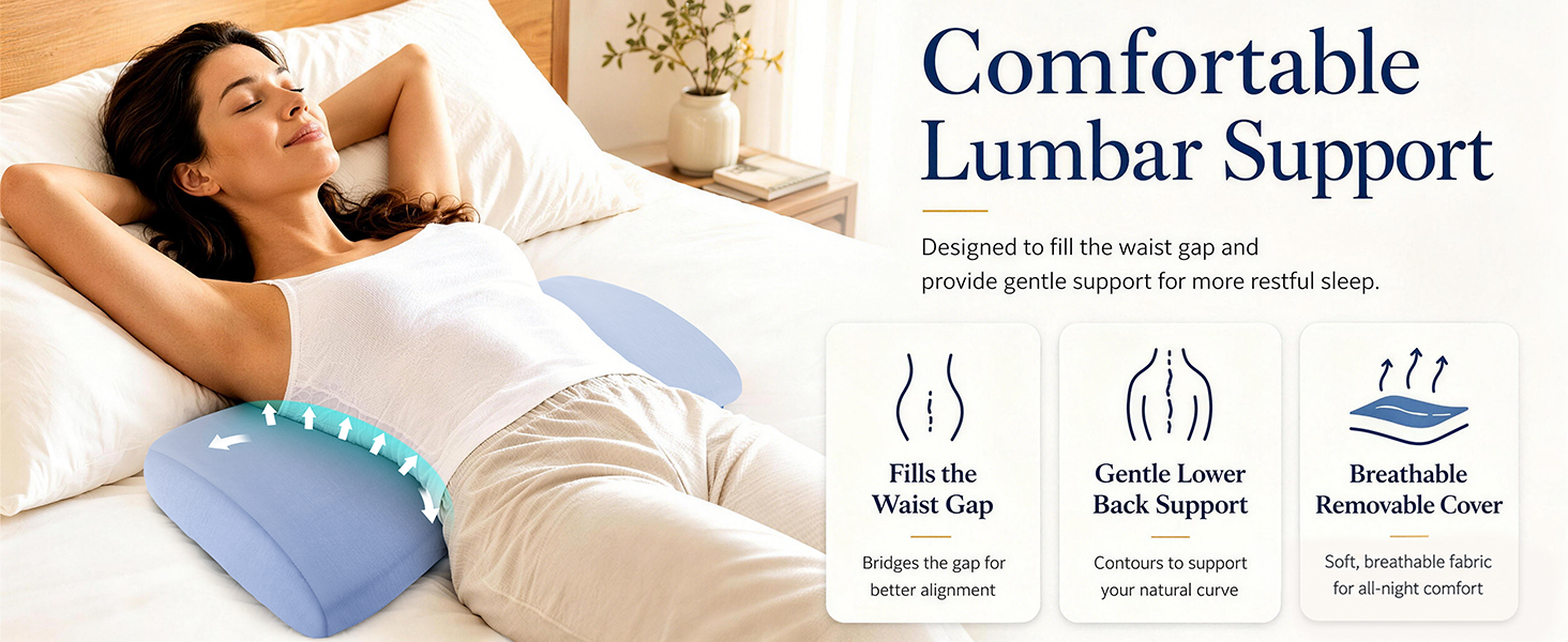 Lumbar Pillow for Sleeping