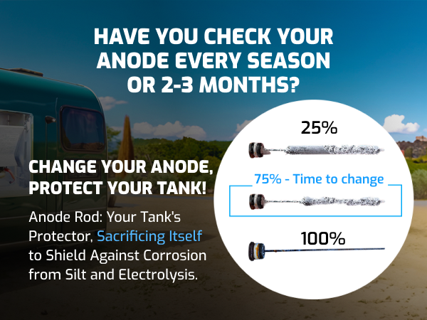 water heater cleaning tool anode rod for hot water heater rv