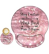 ToLuLu Mouse Pad Wrist Rest Support Gel, Ergonomic Mouse Pads with Non Slip PU Base, Mouse Wrist ...