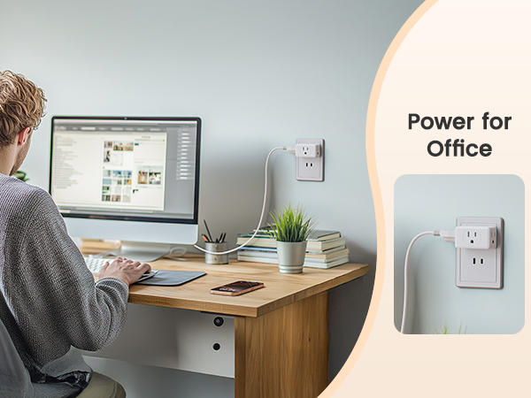 this adapter is suitable for any indoor place, especially bedrooms, bathrooms, and hotels.