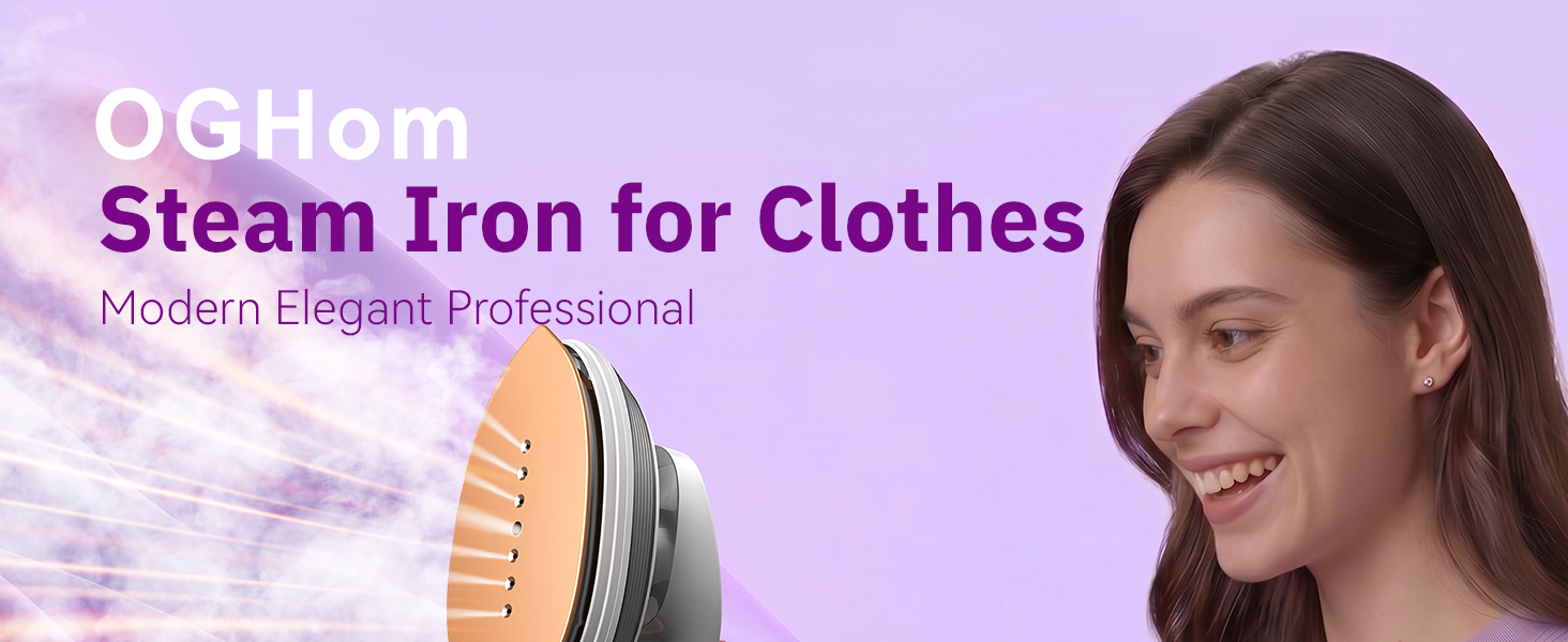 OGHom Steam Iron for Clothes