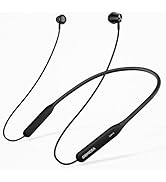 DEMICEA Bone Conduction Headphones, Neckband Headphones for Anti-Drop, 7H Listening Time, Neck Ea...