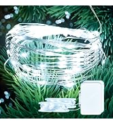 chzk 16FT 50 LEDs Fairy Lights, Waterproof, Mini Starry String Lights for Halloween, Christmas, P...