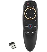 EASYTONE Air Mouse Remote Control, 2.4 GHz Wireless Voice Remote Control with IR Learning, Wirele...