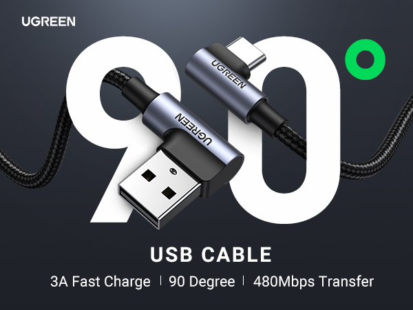 usb c cable 90 degree