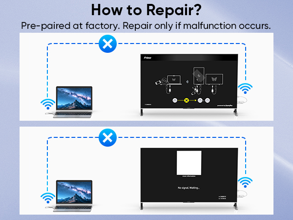 how to repair this wireless hdmi