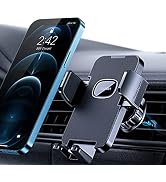 Phone Holder Car [Upgrade Clip Never Fall] Car Phone Holder Mount Automobile Air Vent Hands Free ...