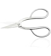 TONMA Ashinaga Bonsai Scissors [Made in Japan] 8 inch Soild Stainless Steel Hasami Pruning Shears...
