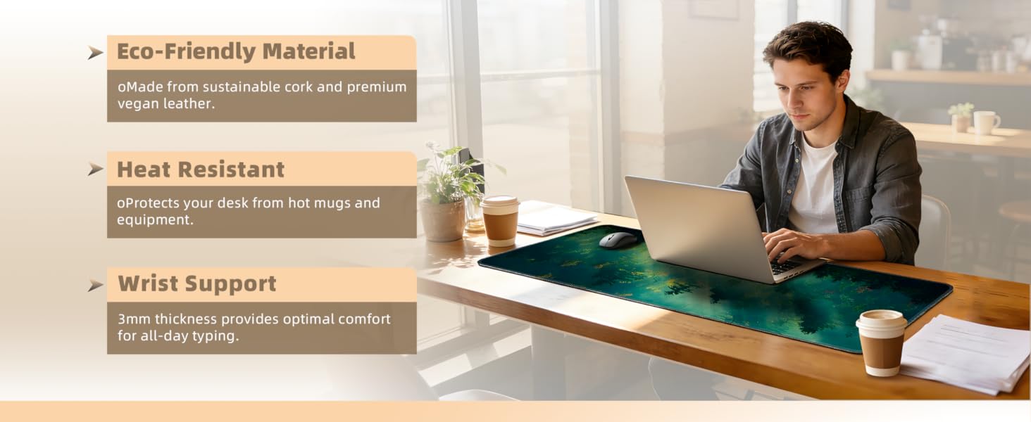 Green Forest Mouse Pad