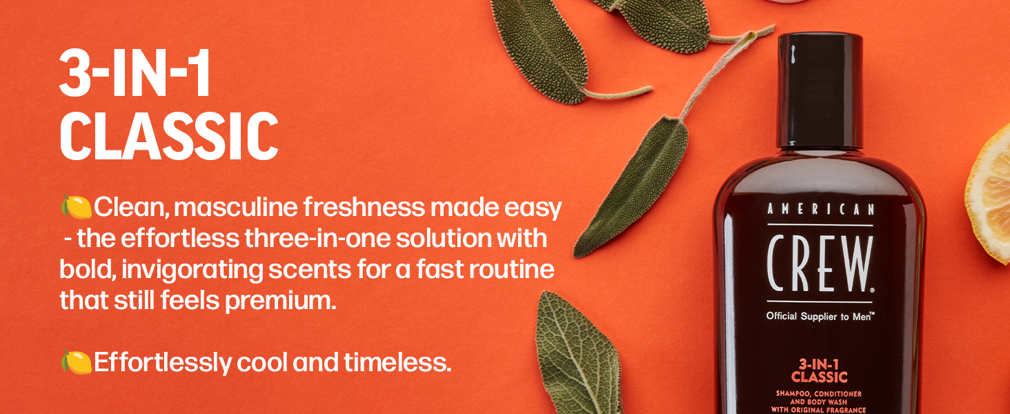 3-in-1 Classic. Effortlessly cool and timeless