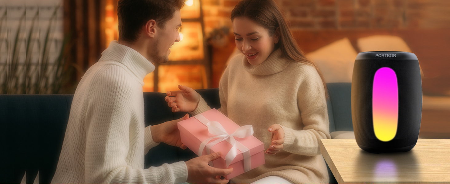 The portable bluetooth speaker is cool electronic gadget,ideal gifts for guys,teens,man,husband,boy