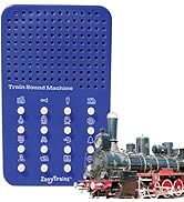Train Noisemaker with 16 Sounds, Train Whistles, Horns, Conductor and Engine Noises, Portable Ele...