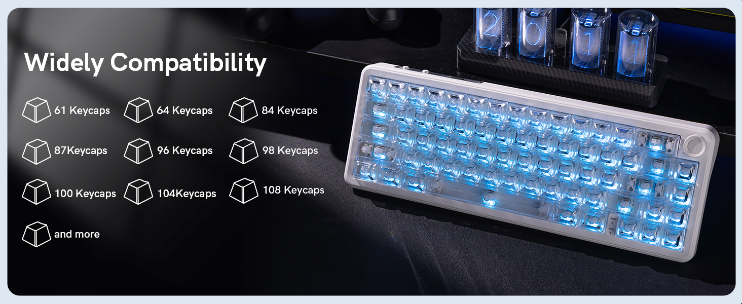 Suitable for 61/64/68/75/84/87/96/98/104/108 mechanical keyboards