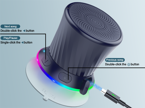 shower speakers waterproof bluetooth speaker