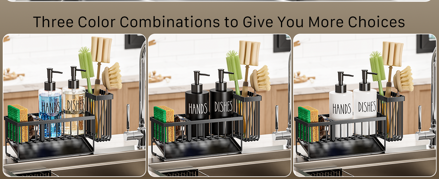 soap and sponge holder for the kitchen sink