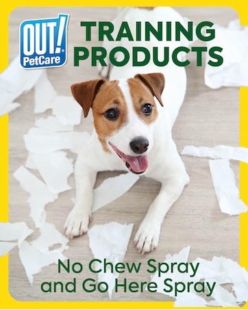 Out Petcare stain &amp;amp; odor products, dog diapers, training sprays, dog pads, dog wraps, cat cleaning
