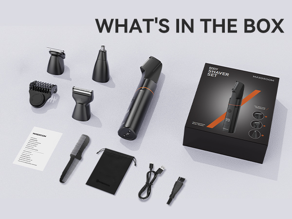 manscape manscaper electric mens groin body ball pubic hair trimmer shaver grooming kit men