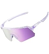 OUWOR Polarized Cycling Glasses for Men Women Youth, Mountain Bike Sunglasses for Bicycle Mtb Fis...