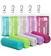 Ymomode Cooling Towels - 5 Pack Gym Towels, Gym Towels for Working Out, Yoga Towel, Quick Dry Tow...