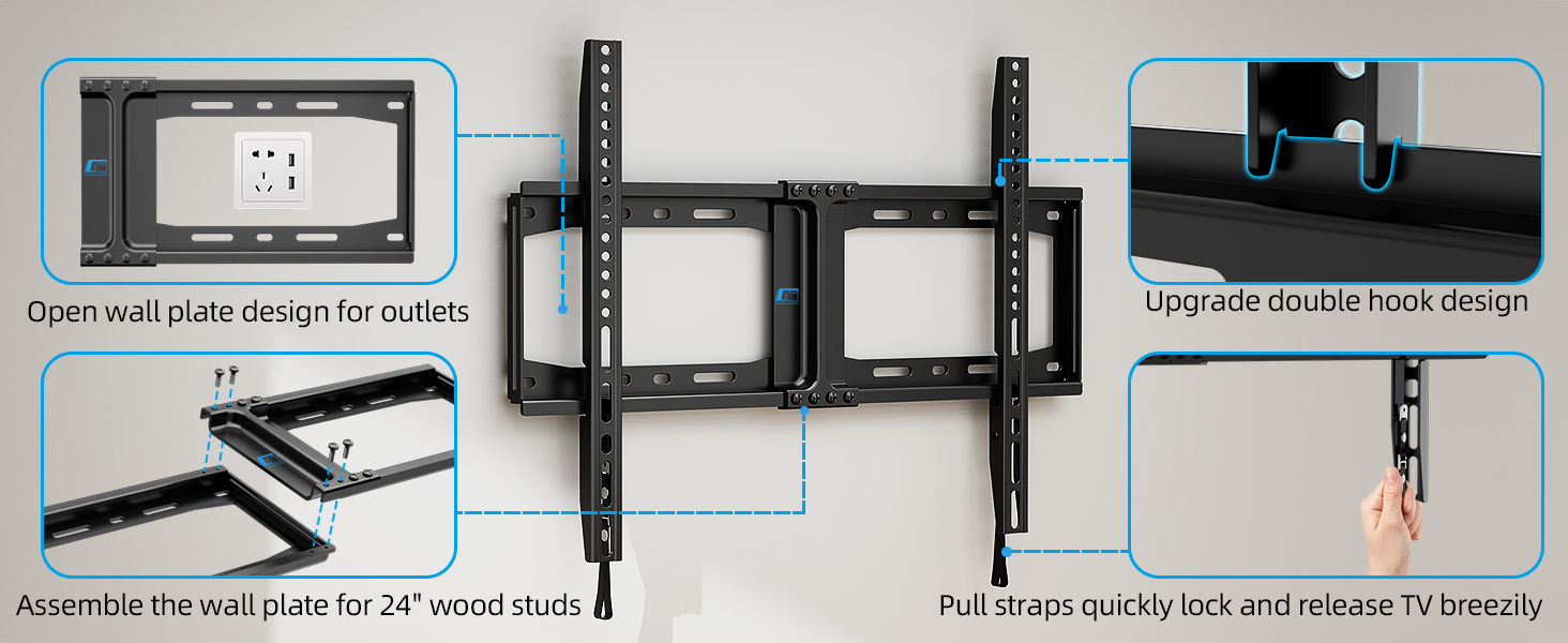 tv wall mount 55 inch+