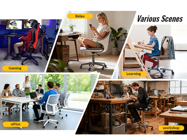 computer gaming roller blade wheels for office chair office rubber casters for office chair