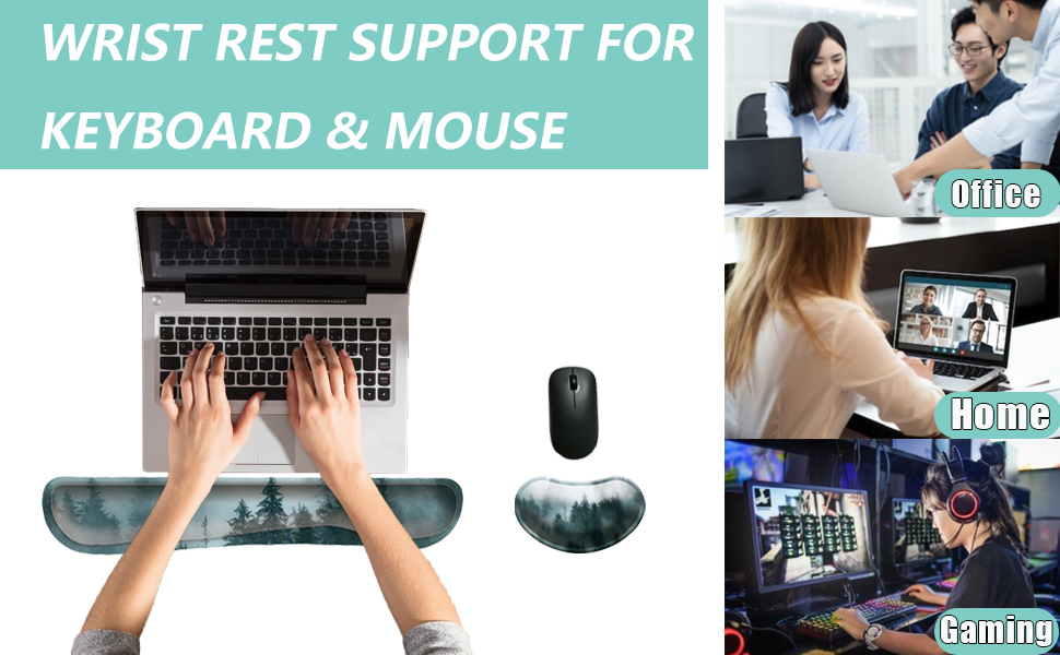 Keyboard Wrist Rest Mouse Wrist Support Set