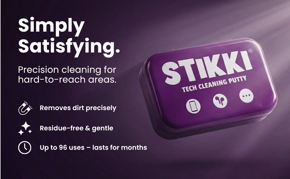 STIKKI phone cleaning kit for precision cleaning. Efficient cleaning solutionis