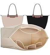 Doxo Purse Organizer Insert Bag Compatible with Longchamp Le Pliage Large Medium Tote Handbag (L,...