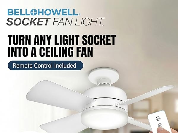 Experience comfort with our low profile ceiling fan
