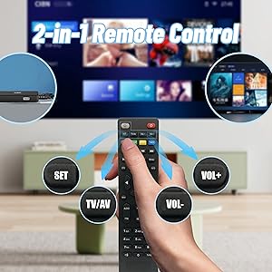 Two-in-One Learning Remote Control
