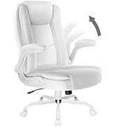 Executive Office Chair, Leather Office Chair Desk Chair, Ergonomic Comfortable Office Chairs with...
