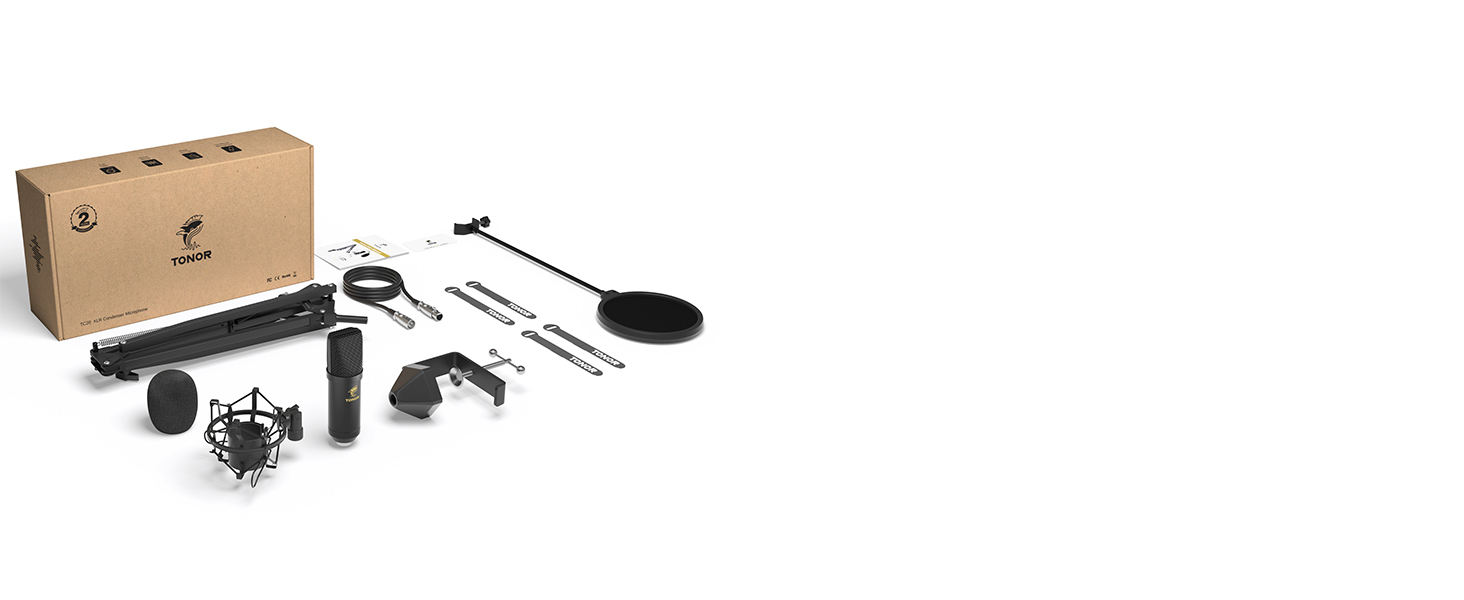 Tonor.XLR.Condenser Microphone.Pt5(PC)