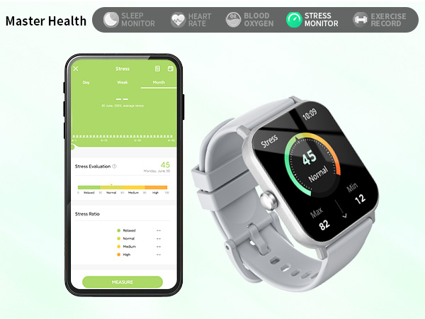Sports Modes, IP68 Waterproof Activity Trackers, Black