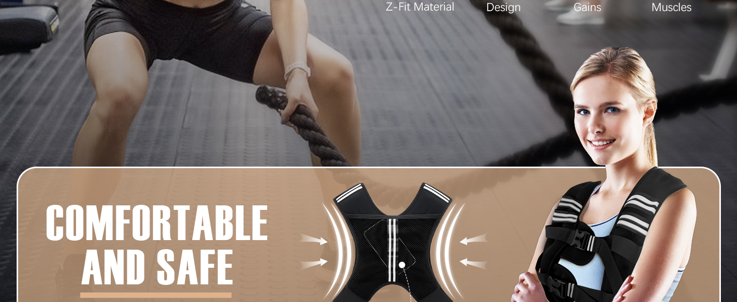 NATURELUX Weighted Vest Men or Women